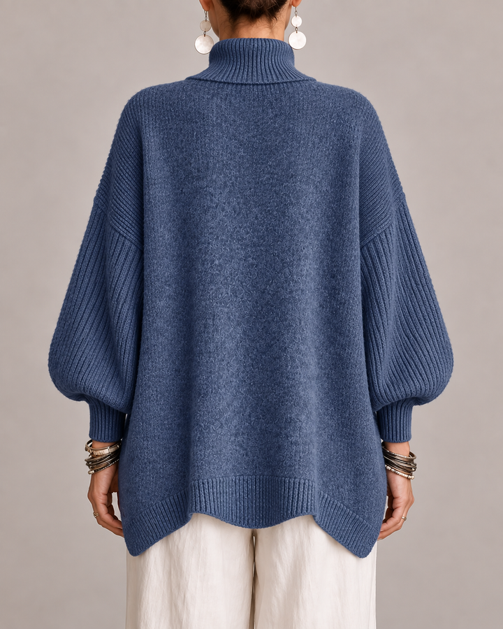 OTTOLINE | Oversized Turtleneck Knit Sweater