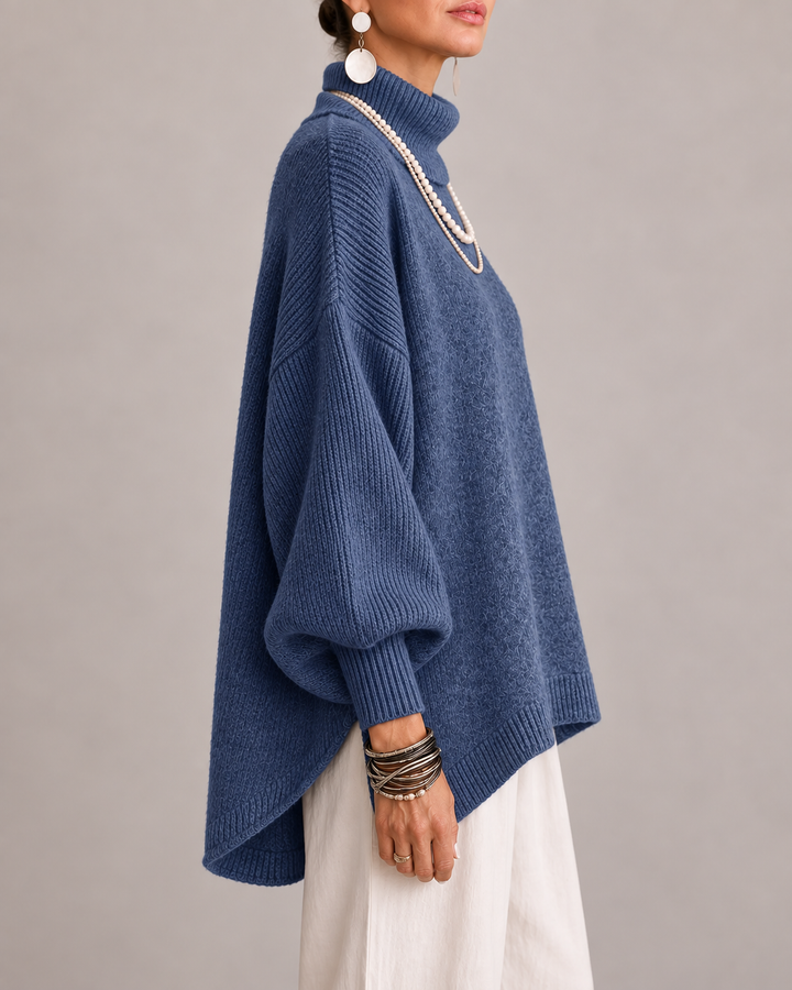 OTTOLINE | Oversized Turtleneck Knit Sweater