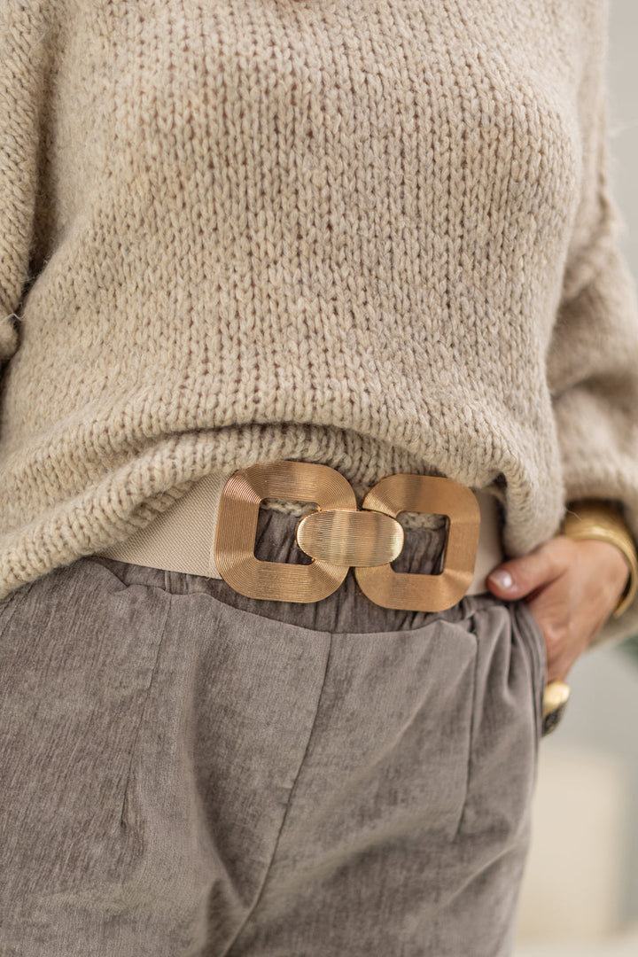 GEORGINA | Chunky Turtleneck Knit Sweater