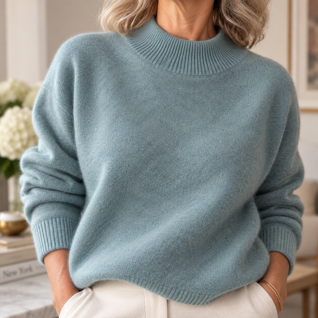 JUNIPER | Mock Neck Knit Sweater