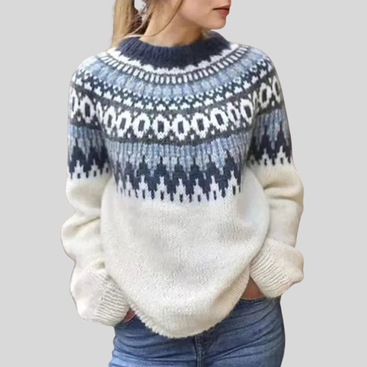 ADELINE Fair Isle Yoke Pullover, photo 3