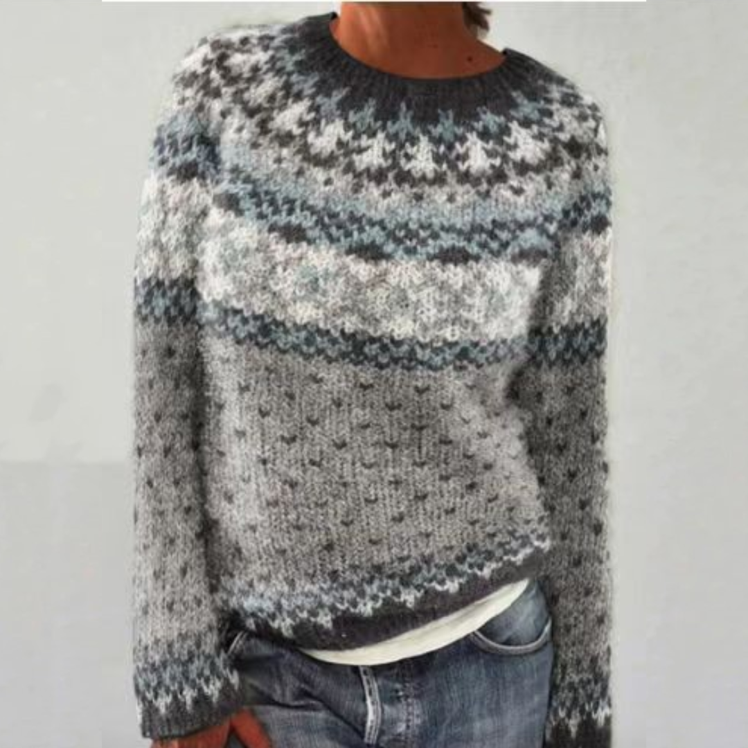 GERALDINE Fair Isle Crewneck Sweater, photo 2