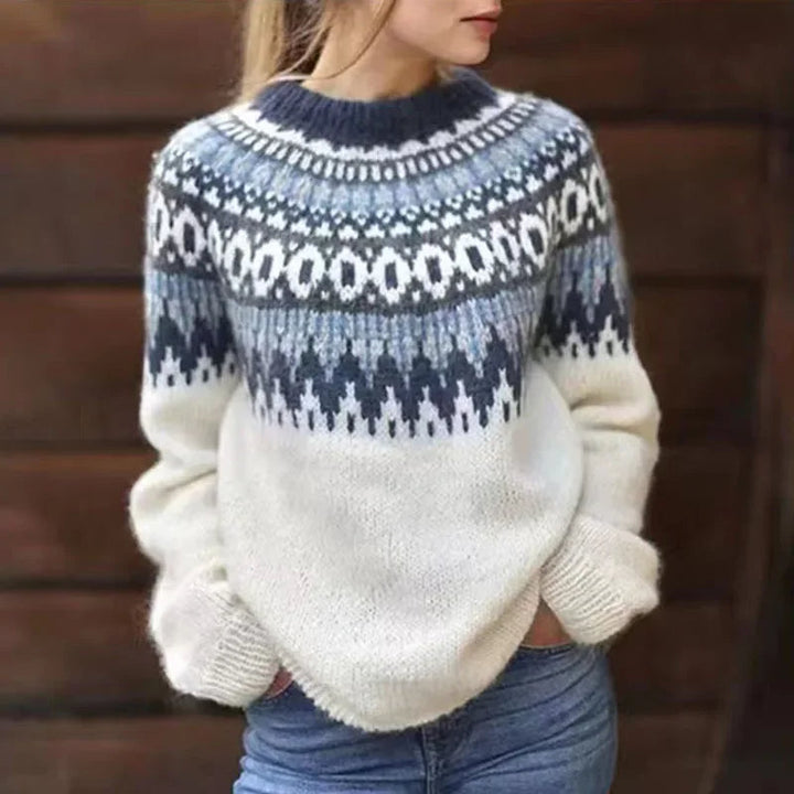ADELINE Fair Isle Yoke Pullover, photo 2
