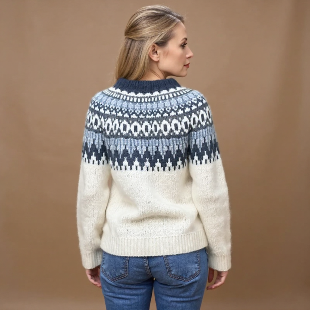 ADELINE Fair Isle Yoke Pullover, photo 4