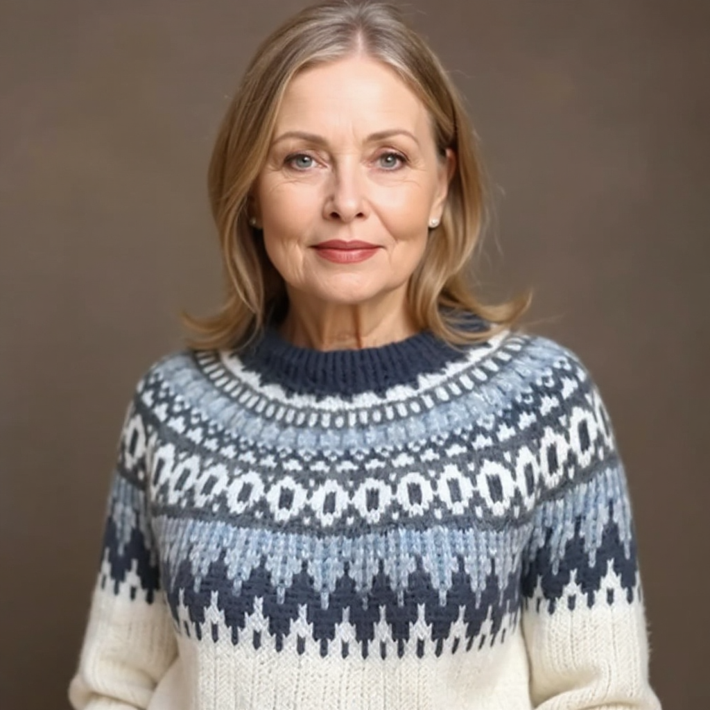ADELINE Fair Isle Yoke Pullover, photo 5