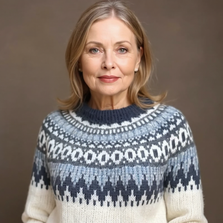 ADELINE Fair Isle Yoke Pullover, photo 5