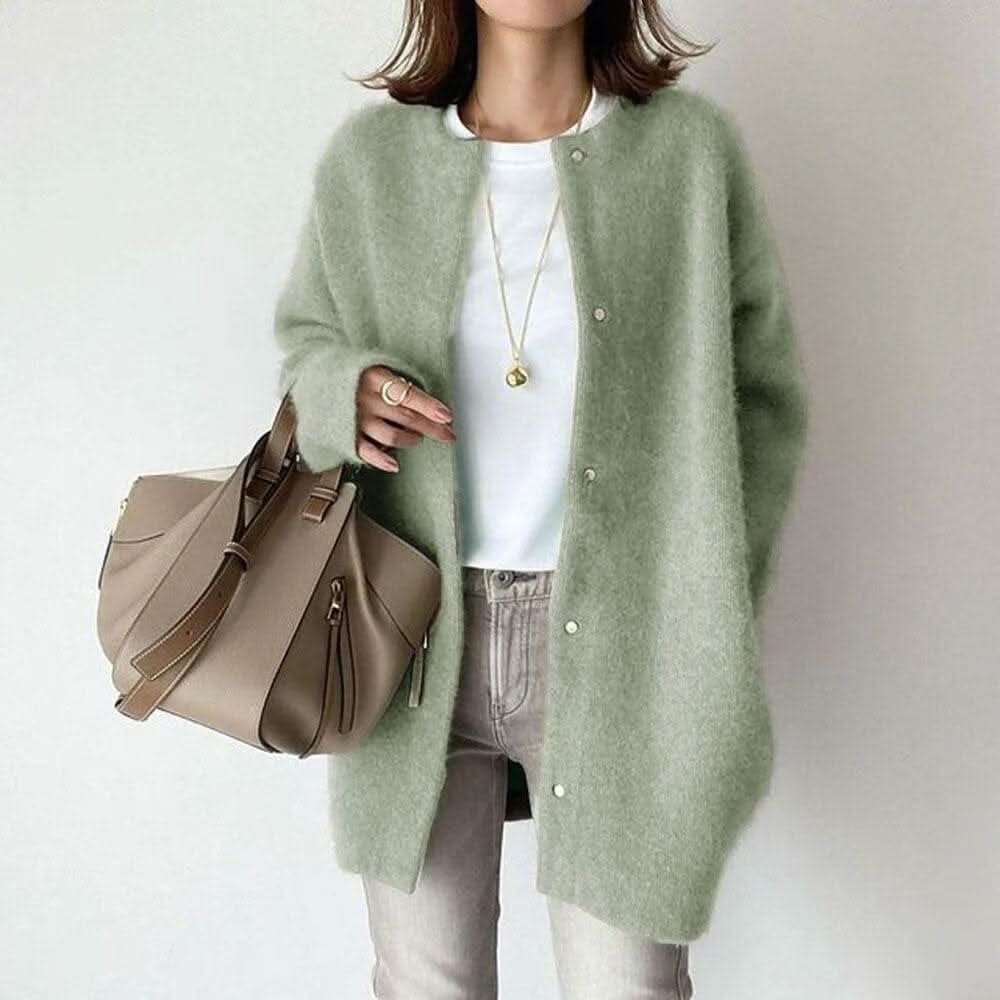 MINERVA Soft Knit Button Jacket, photo 2