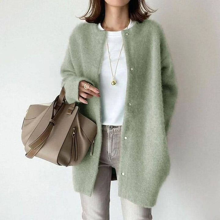 MINERVA Soft Knit Button Jacket, photo 2