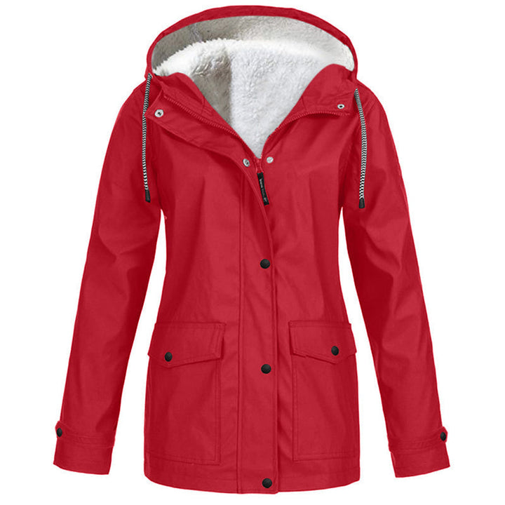MADELINE | Fleece-Lined Hooded Rain Jacket