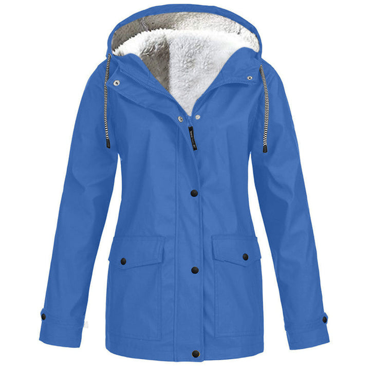 MADELINE | Fleece-Lined Hooded Rain Jacket