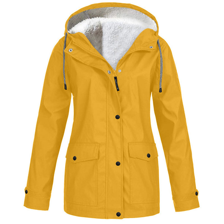 MADELINE | Fleece-Lined Hooded Rain Jacket