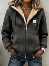 LORRAINE | Sherpa-Lined Quilted Hooded Jacket